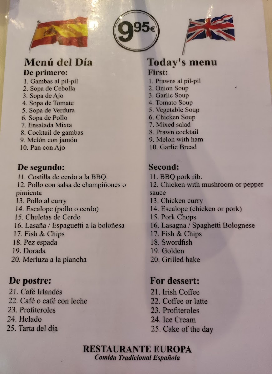 Menu Restaurante Europa-3